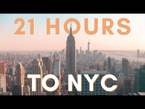 a 21-hour trip to NEW YORK from TORONTO | NYC Travel Vlog pt.1