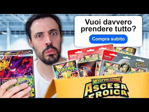 Ho Aperto TUTTI I NUOVI PRODOTTI Pokémon di ASCESA EROICA