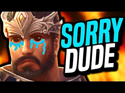 I almost made him cry... (Smite Funny Moments)