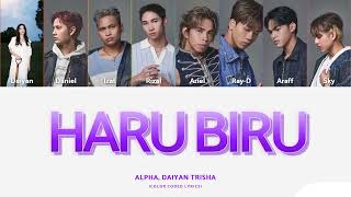 Download lagu ALPHA, Daiyan Trisha - 'Haru Biru' Lyrics [MALAY|ENG] mp3