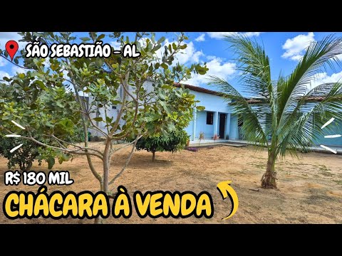 CHÁCARA À VENDA EM SÃO SEBASTIÃO ALAGOAS 
