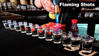 How to make fire shot | Flaming Drinks | Drink Fire shot | Flaming Shots | fire shot drink names