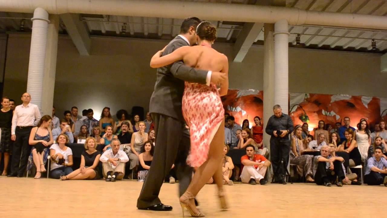 Milonguero nights-2014, Diego "El Pajaro" Riemer and Natalia Cristobal Rivé, "Cantinera"