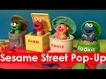 Sesame Street Pop Up Pals Surprise Cookie Monster Elmo Educational Toy Learn Colors Numbers