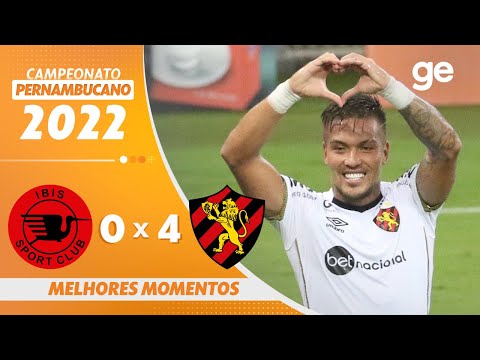 Gols e lances de Íbis x Sport