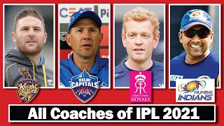 IPL 2021 All Team Coaches ★ IPL 2021 Teams ★ IPL 2021 ★ Top 10 Series Pro