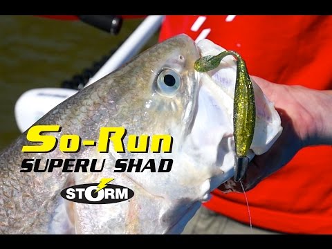 Storm So-Run Superu Shad 12.5cm Pearl Shad