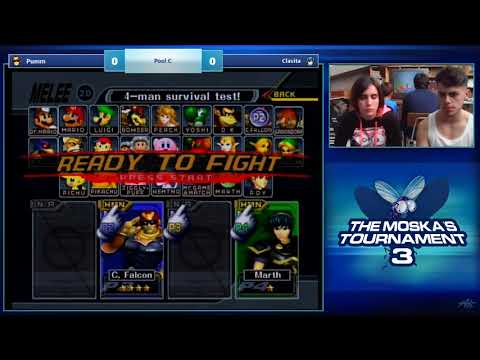The Moska's 3 SSBM - Pumm (Captain Falcon) vs Clavita (Marth) - Pools