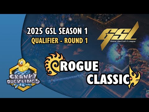 Rogue vs Classic - ZvP | 2025 GSL Season 1: Qualifier - Round 1 | StarCraft 2 Tournament