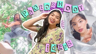AT HOME PHOTOSHOOT IDEAS with just an iPhone camera📱(aesthetic, IG worthy photos)