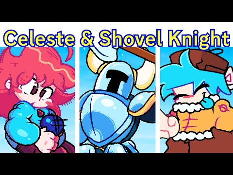 FNF VS CELESTE & SHOVEL KNIGHT (Shot to the Top!) Mod Showcase