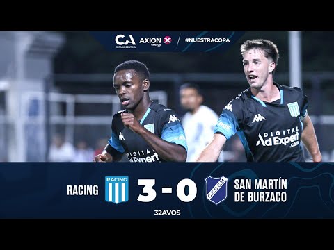 Round of 32: Racing 3 - San Martín de Burzaco 0
