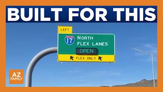 I-17 flex lanes put to the test after rollover crash north of Phoenix