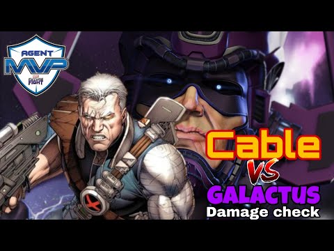 Cable vs Galactus Marvel Future fight