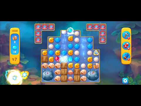 Fishdom Easy Level 11606 (with ingame lightning and bomb boosters) @choraelmin