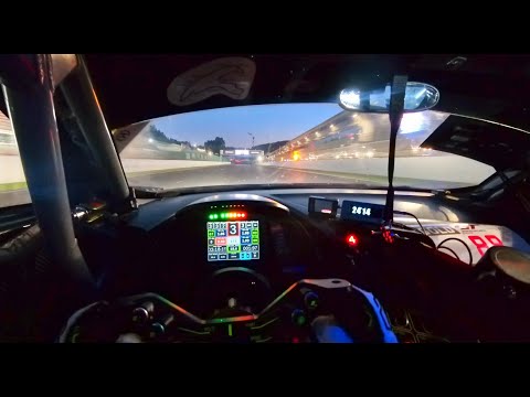 24h Spa from NIGHT to SUNRISE | Audi R8 GT3 EVO II ON BOARD