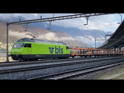 31-03 Lago di Lugano, RE 465 BLS in sosta dopo il temporale