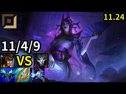 Cassiopeia Bot vs Jhin - KR Master | Patch 11.24