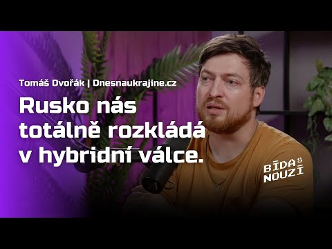 Tomáš Dvořák: Rusko nás totálně rozkládá v hybridní válce