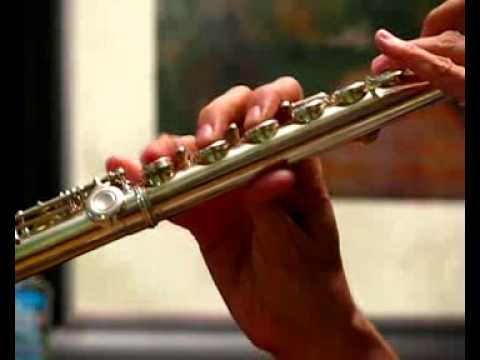 Yamaha 481II Used Flute for Sale - Video Sample of Interval Jumps and Quickly Tongued Passages