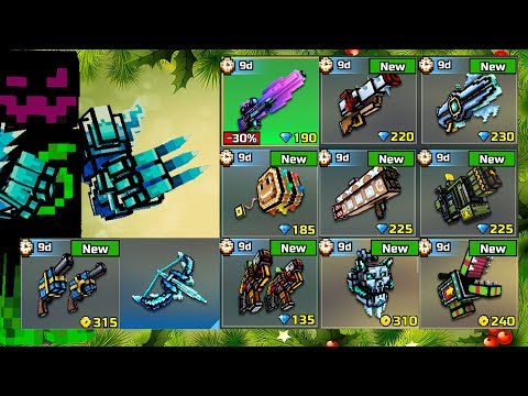 OMG NEW Pixel Gun 3D Update for F2P Players! So many coins and gems weapons in the shop!