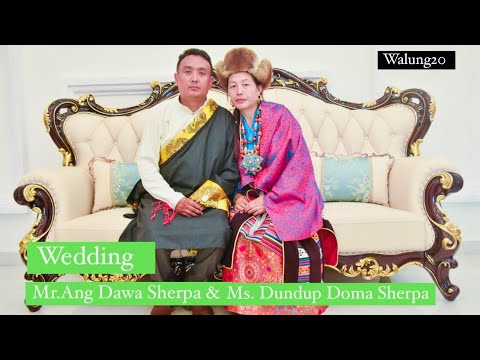 Wedding reception Mr.Ang Dawa Sherpa & Ms.Dundup Doma Sherpa