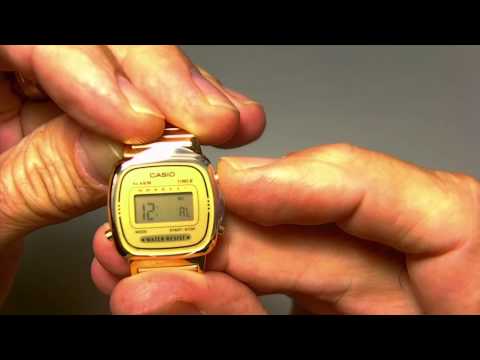 comment regler montre casio