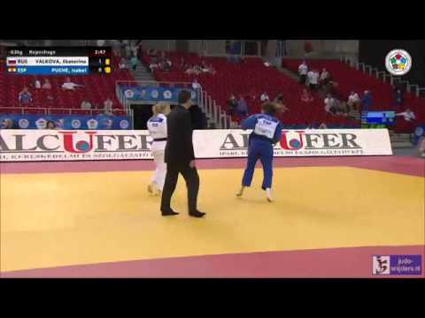Judo 2014 Grand Prix Budapest: Valkova (RUS) - Puche (ESP) [-63kg] rep