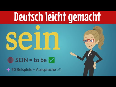 Deutsch lernen A1 🇩🇪 | Das Verb „sein“ mit 50 einfachen Beispielen erklärt