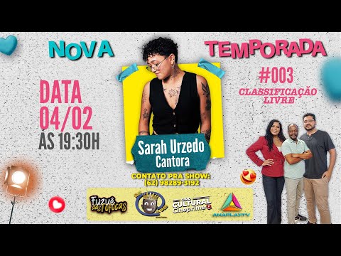 Programa Rei da Web 2025 - Sarah Urzedo Cantora - #003