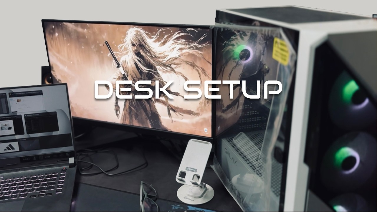 My Dream Desk Setup Makeover | Aesthetic + Cozy Setup