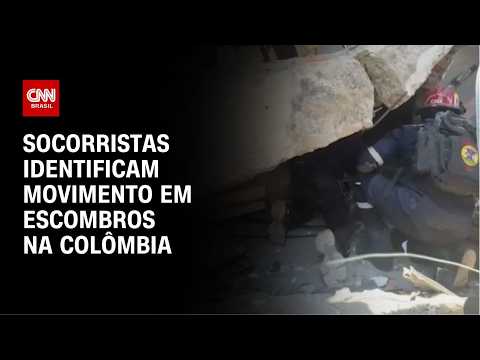 Terremoto na Colômbia: socorristas identificam movimento em escombros | LIVE CNN