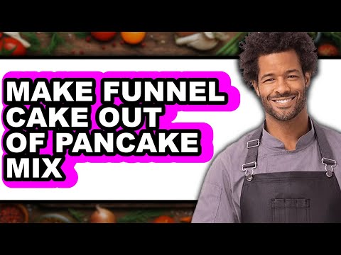 How To Make Funnel Cake Out Of Pancake Mix - Step By Step