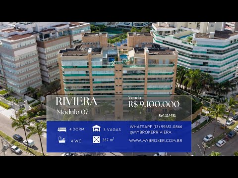 Capa do vídeo: Cobertura com 3 suítes — Edifício Positano, Módulo 07