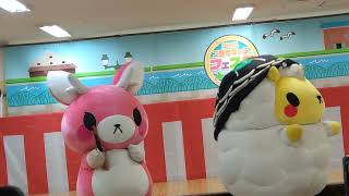 北海道ご当地キャラフェスタin小樽　ジンギスカンのジンくん、またぎのもみじちゃんステージ