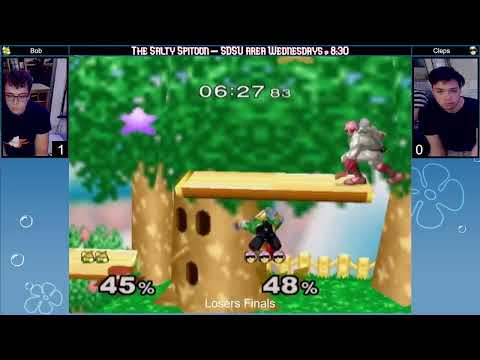 Salty Spitoon Melee #22 Losers Finals - Bob (fox) vs Cleps (falcon)