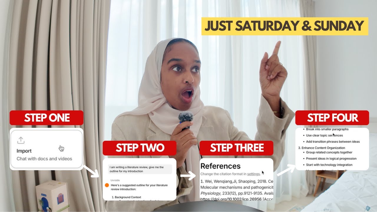 The 4 Step Method To Writing A 3000 Word Literature Review in a Weekend