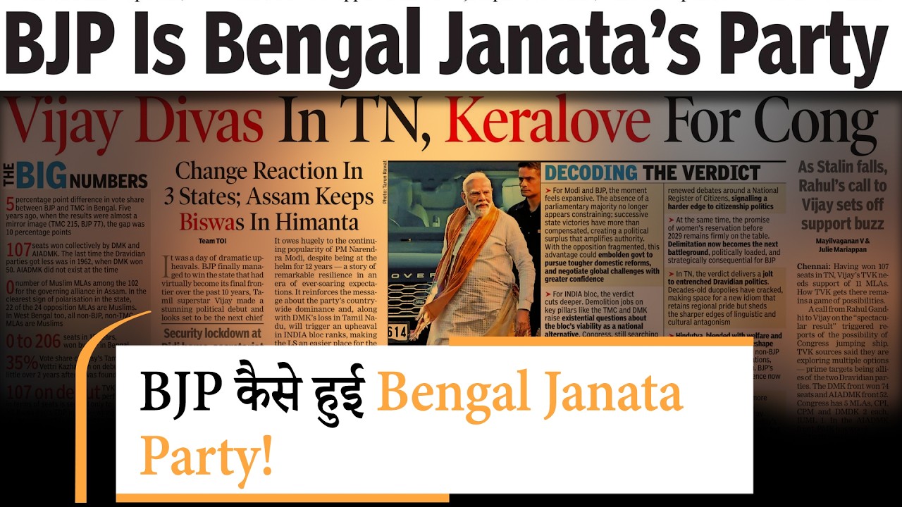 Bengal में BJP की जीत पर क्या है अखबारों की सुर्खियां, आप भी हो जाएंगे हैरान