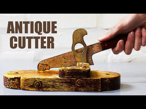 Very Damaged Tobacco Cutter Restoration