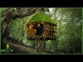 Building A Hanging Bird Nest In The Rain SOLO Baking Bread Handicrafts