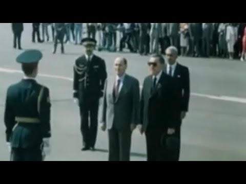 France and Soviet anthem | François Mitterrand visit USSR | 1986