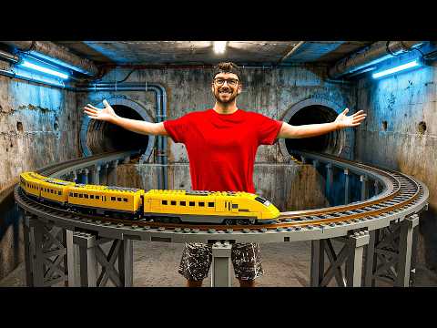 I BUILT THE LEGO TRAIN INSIDE THE MEGA BUNKER FINAL EPISODE