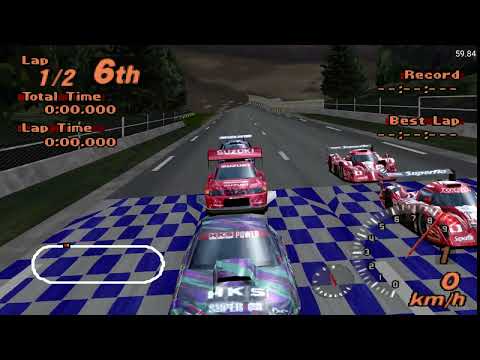 Gran Turismo 2 - Cultus vs Escudo Vs  GT-One Vs Drag 180SX - Test Course Reverse - Gameshark Codes