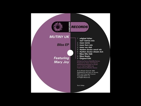Mutiny UK (featuring Mary Joy) - Bliss (MAW Mix Edit)