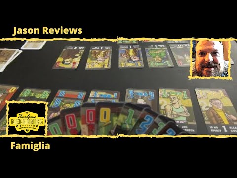 Jason's Board Game Diagnostics of Famiglia