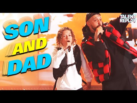 Father-Son Rap Duo Flewnt & Inkabee Rock the Stage! | America's Got Talent