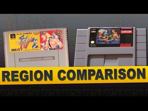 Final Fight 2 for Super Nintendo (Region Comparison)