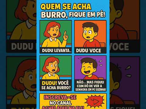 QUEM SE ACHA BURRO FIQUE EM PÉ