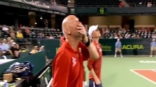 Murphy Jensen's Powerade Incident on 2011 WTT Championship Point