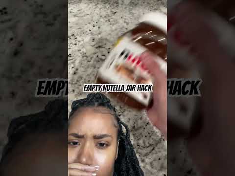 Empty Nutella Jar Hack
